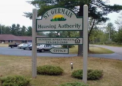 Housing Authority sign in front of the HA building
