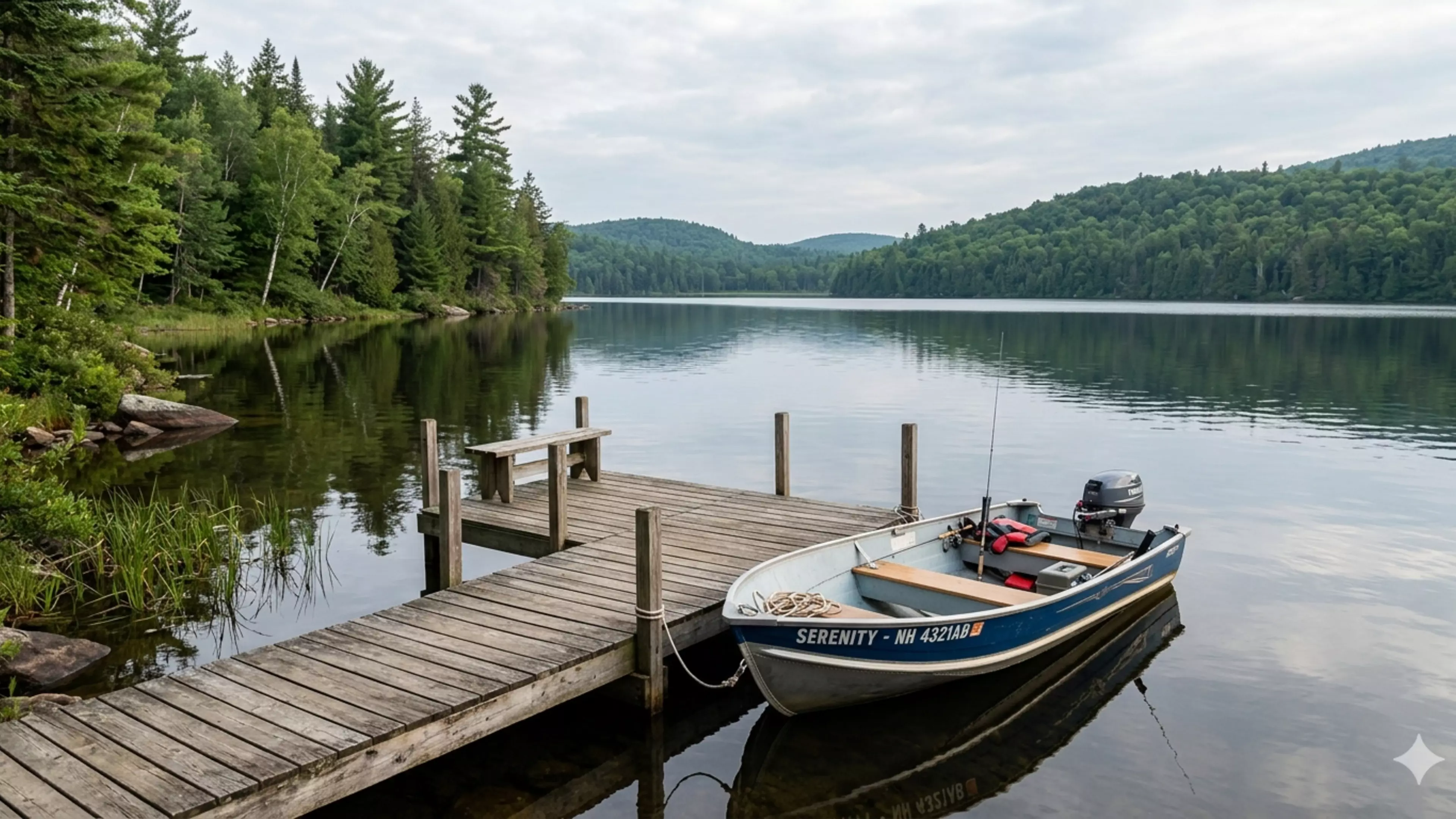 Lake and boat